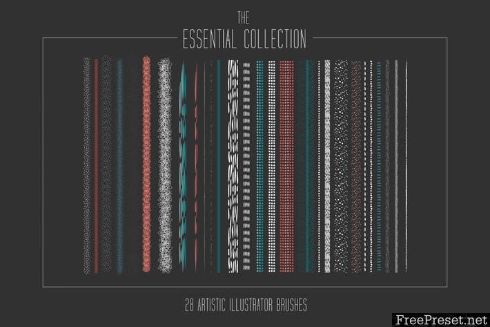 Essential Artistic Illustrator Brush Collection [ AI ]