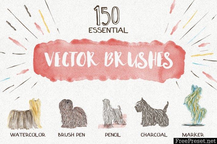 Essential Vector Brushes Collection [AI, EPS]