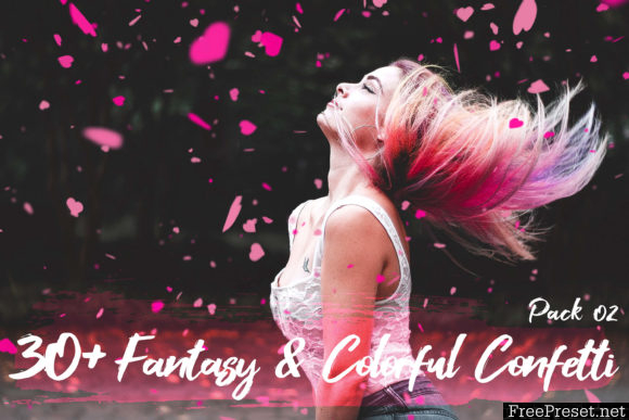 Fantasy & Colorful Confetti Overlay II 1268112