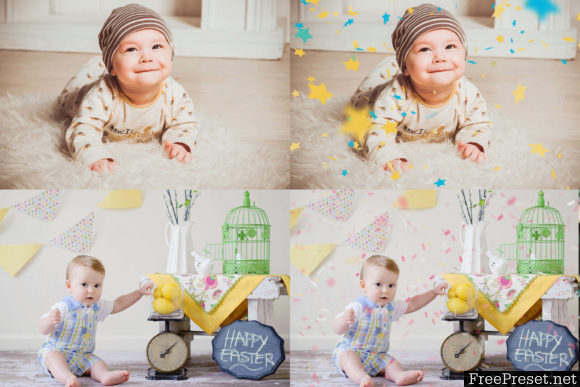 Fantasy & Colorful Confetti Overlay II 1268112