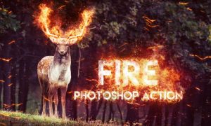 Fire Photoshop Action UMTQTQ
