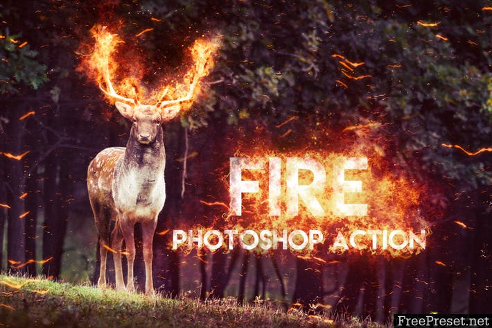 Fire Photoshop Action UMTQTQ