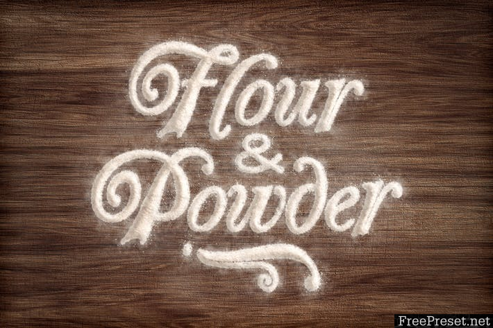 Flour & Powder - Photoshop Actions  [ABR, ASL, ATN, PAT, PDF ]