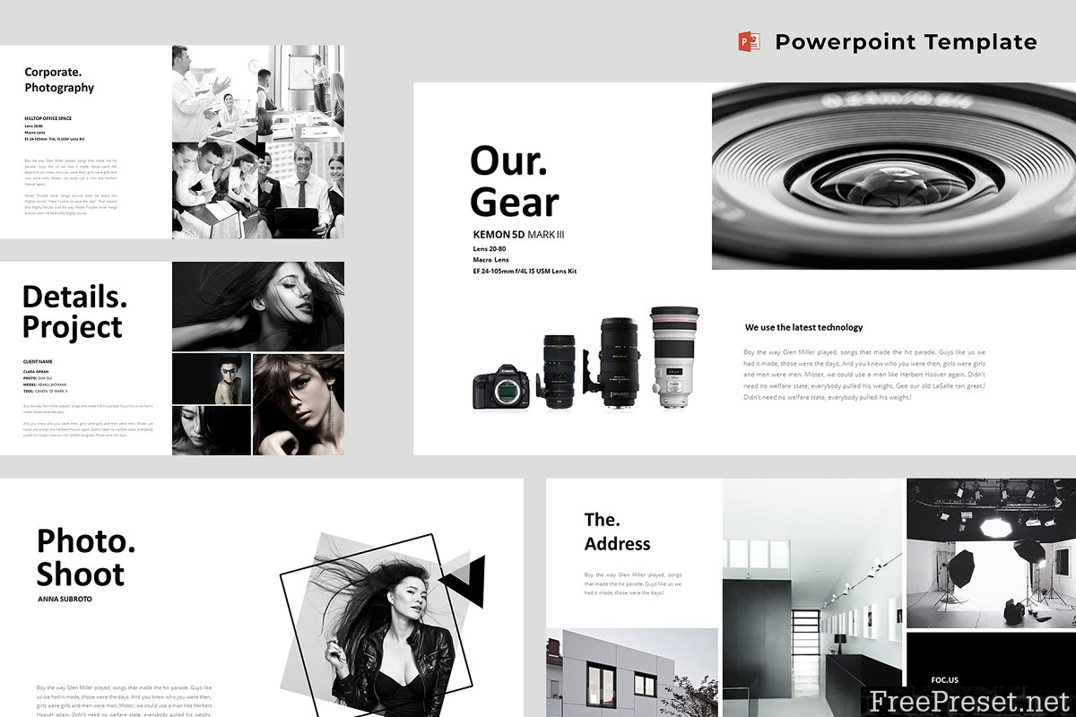 Focus - Powerpoint Template 3751896