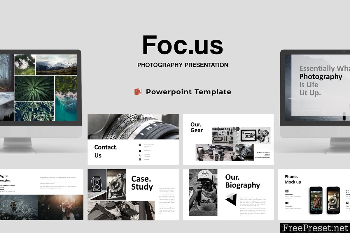 Focus - Powerpoint Template 3751896