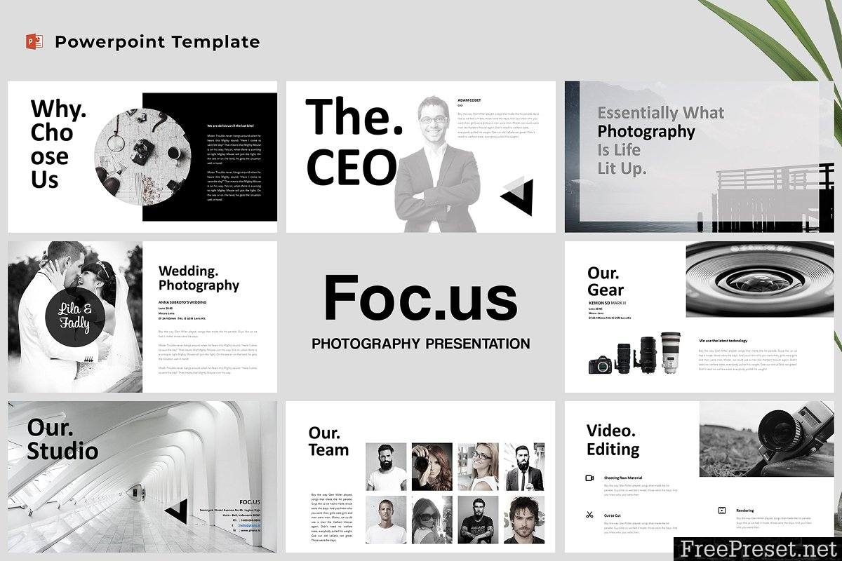 Focus - Powerpoint Template 3751896