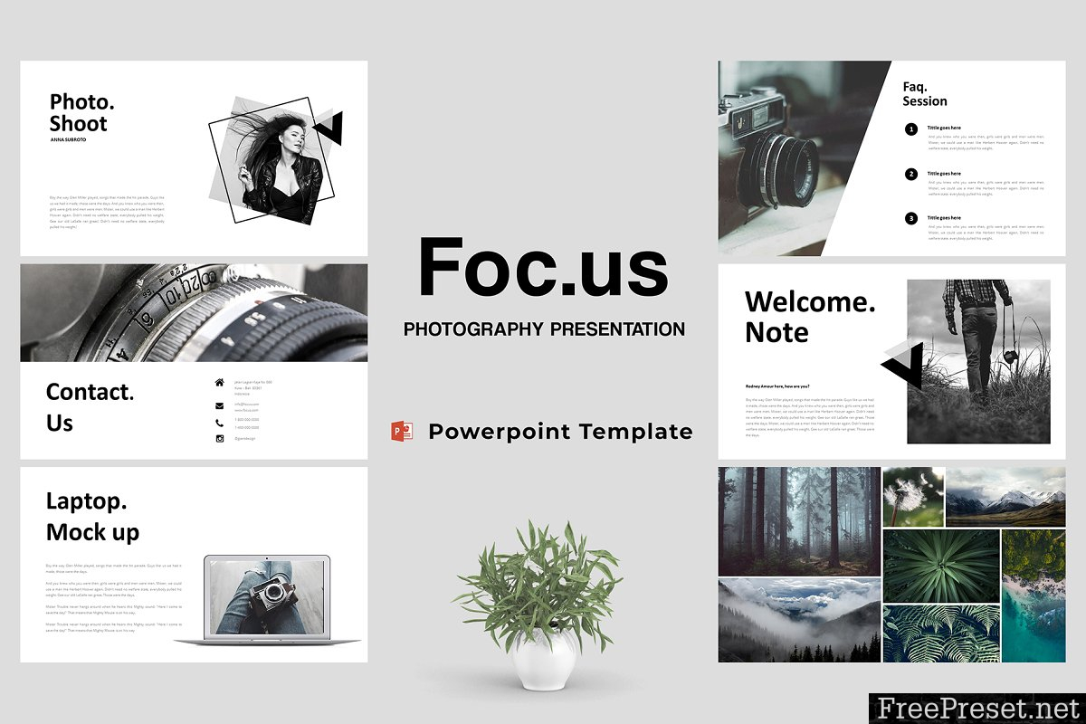 Focus - Powerpoint Template 3751896