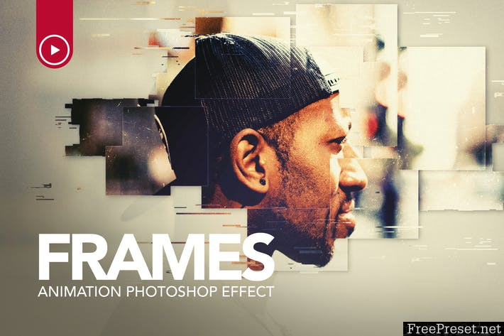Frames Animation Photoshop Action YH4GWF