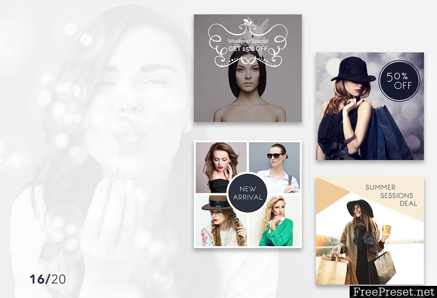 Instagram Promotional Banner Template  4JZWMW [PSD]