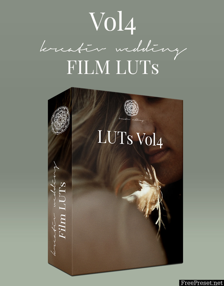 Kreativ Wedding LUTs Vol. 4 (Win/Mac)