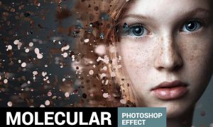 Moleculum - Сorpuscular Photoshop Action