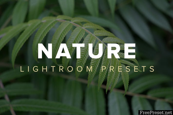 Nature Lightroom Presets U48SX4