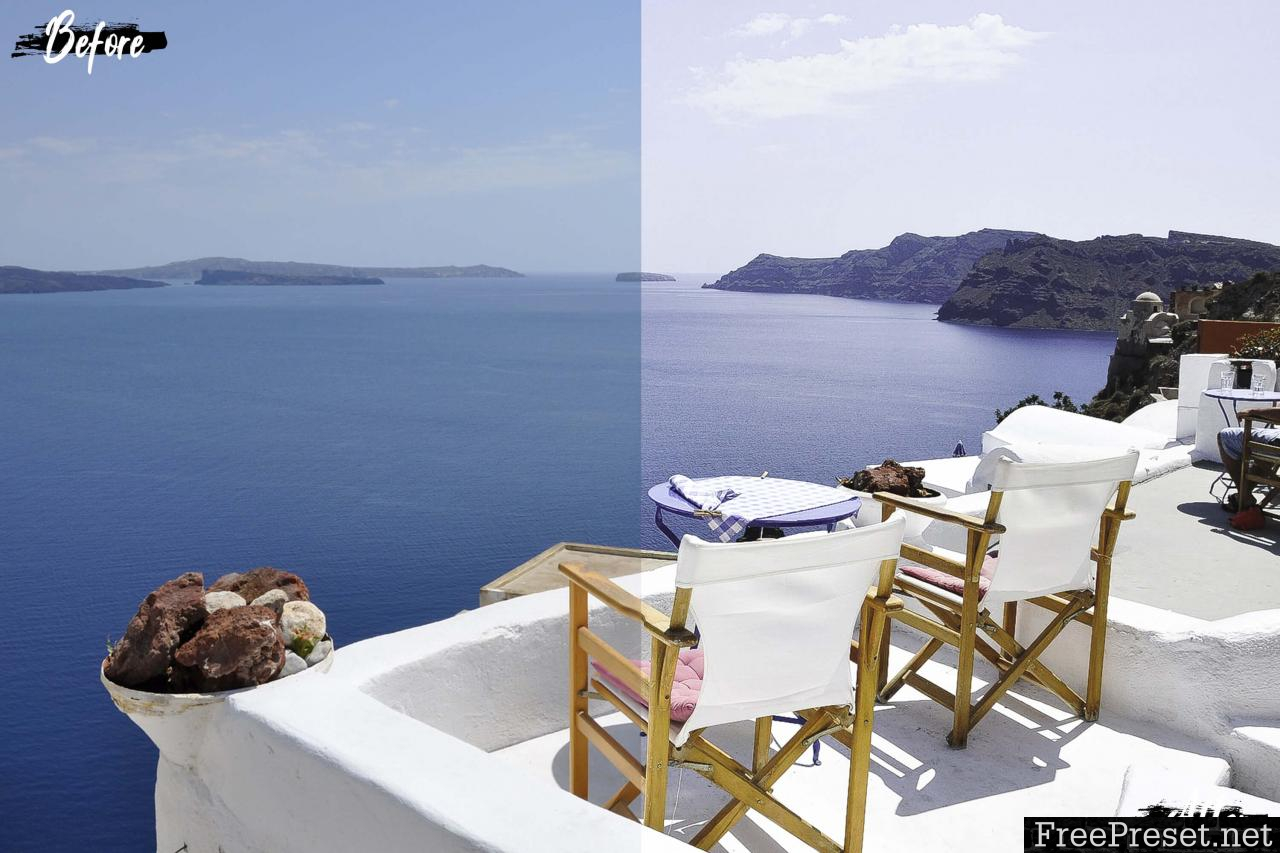 Neo Santorini Desktop Lightroom Presets