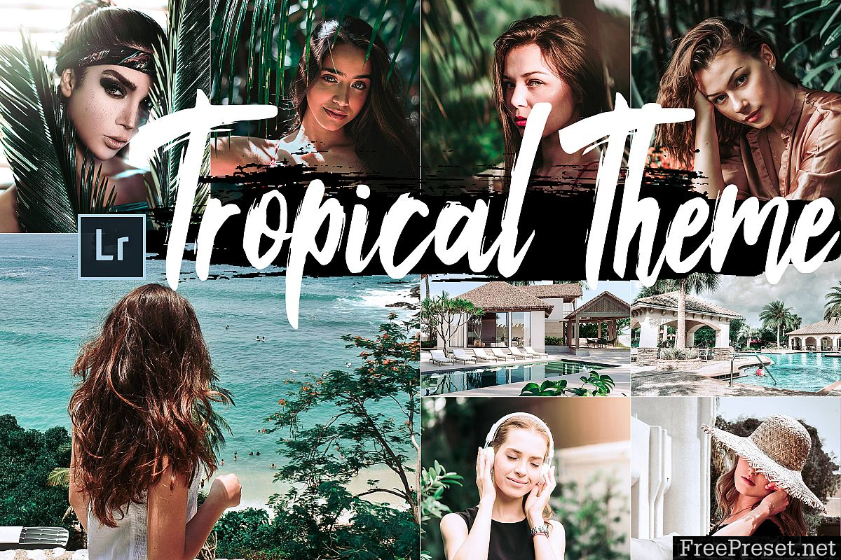 Neo Tropical Theme Desktop Lightroom Presets