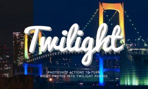 Night to Twilight Photoshop Actions 46F4VQ