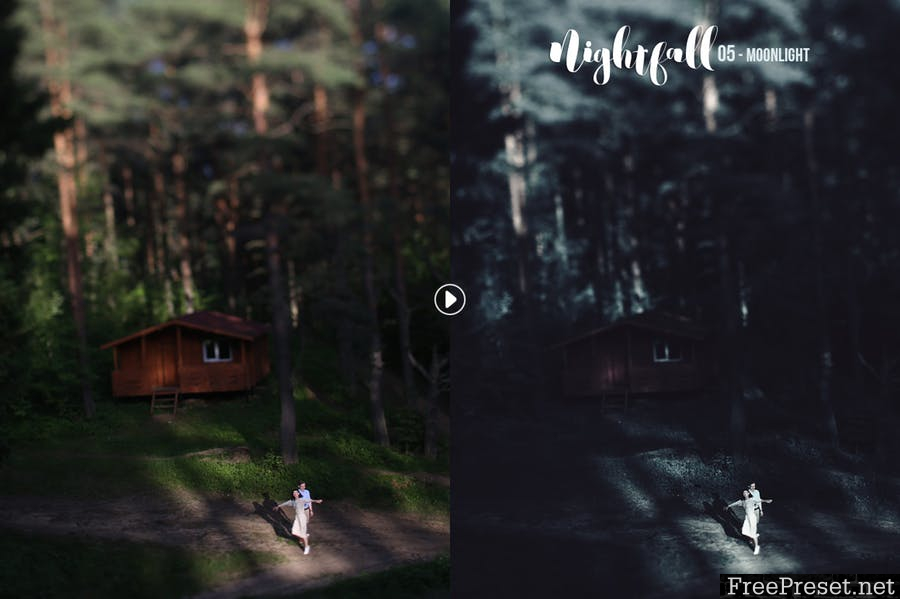 Nightfall Dark Lightroom Presets QHQTHF