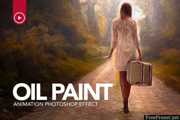 Oil Paint Animation Photoshop Action Y87P46