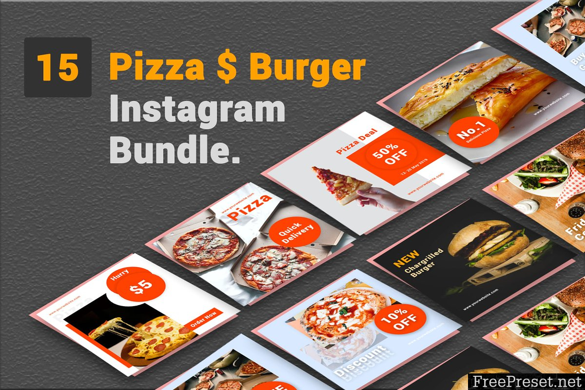 Pizza & Burger- Social Media Bundle 3753327