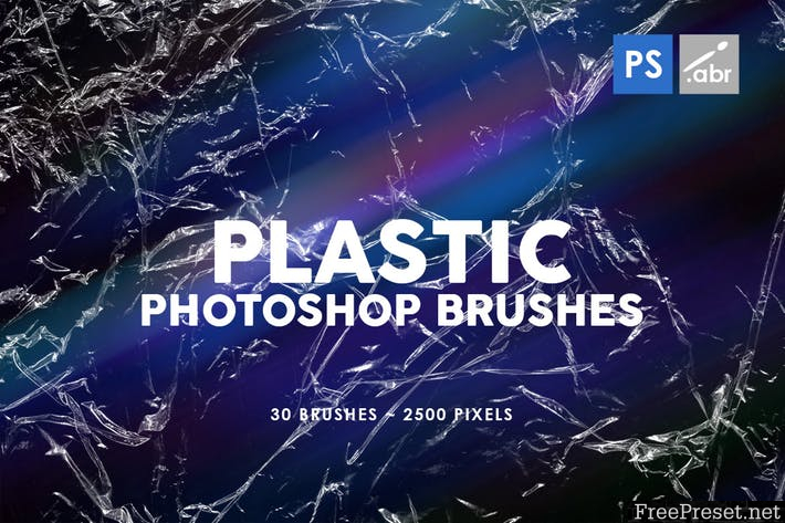 Plastic Photoshop Stamp Brushes | 01 9634SFL - ABR