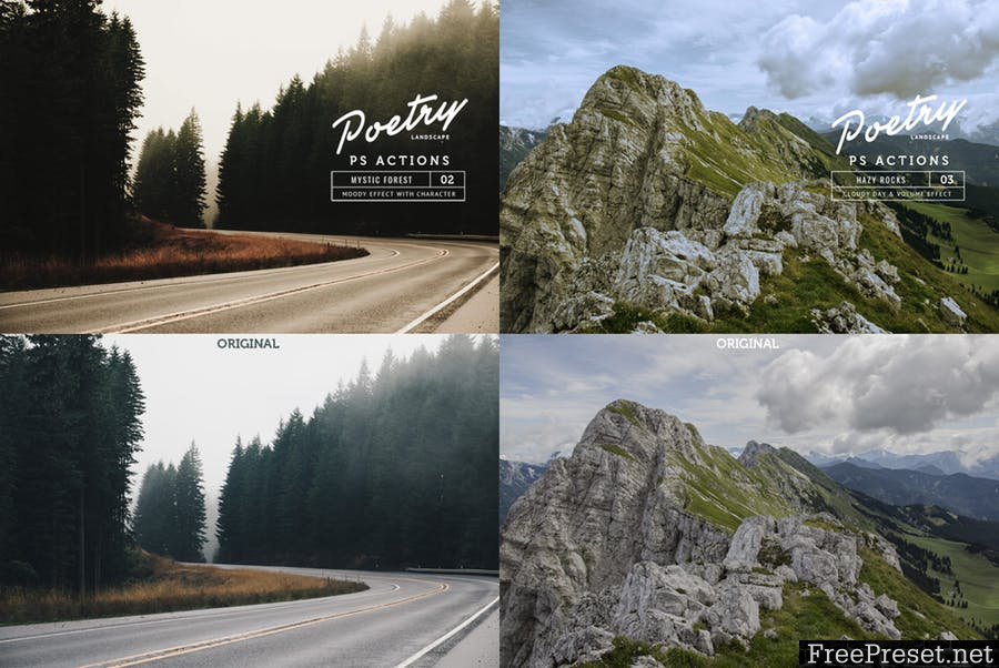 Poetry Landscape Photoshop Actions ZJUGXT