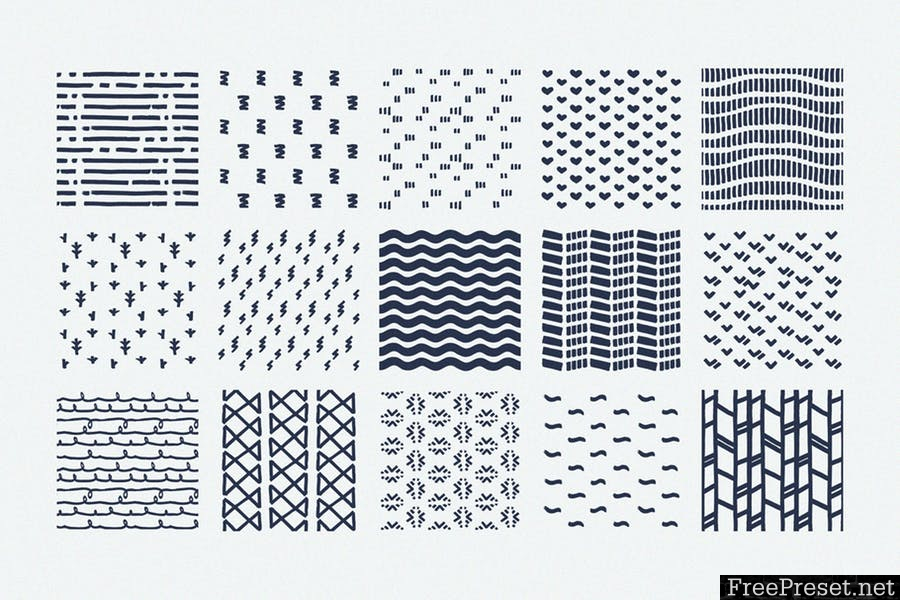 Procreate Patterns: Brushes Set