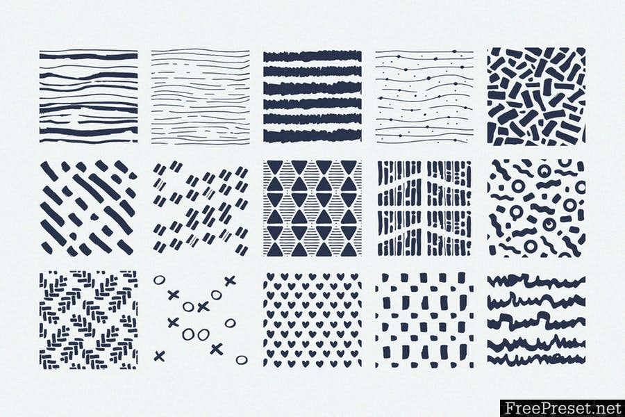 Procreate Patterns: Brushes Set