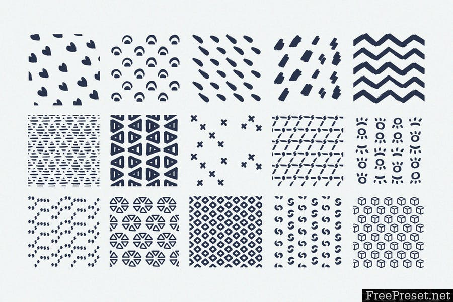 Procreate Patterns: Brushes Set