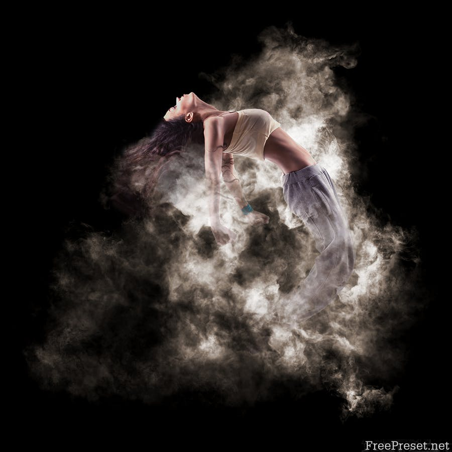 Smoke Animation Photoshop Action PXGXDH