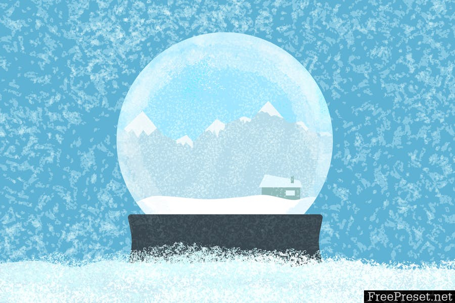 Snow and Winter Brushes for Adobe Illustrator