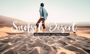 Sunset Desert Mobile & Desktop Lightroom Presets