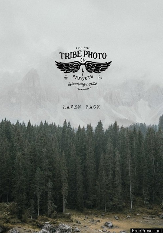 Tribe Photo - Raven Pack Presets + LUTs