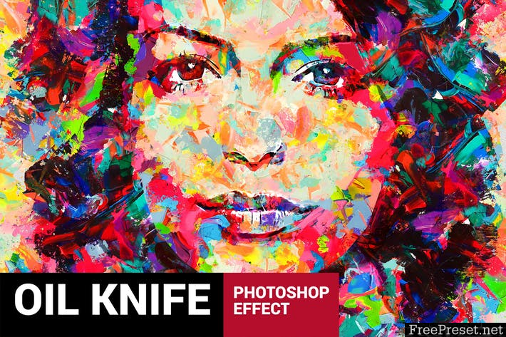 Ultimatum 2 - Oil Knife Painting Photoshop Action Y8Y6E3