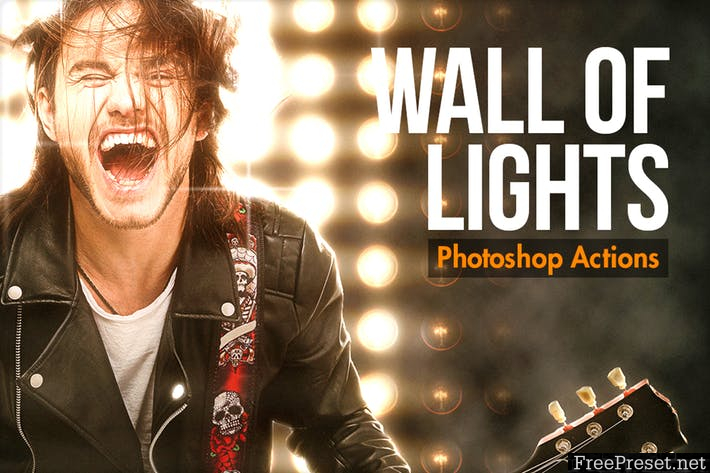 Wall Of Lights - Photoshop Actions VY43RE