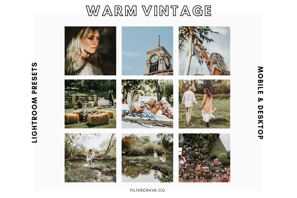 Warm Vintage Lightroom Presets IG 2373255