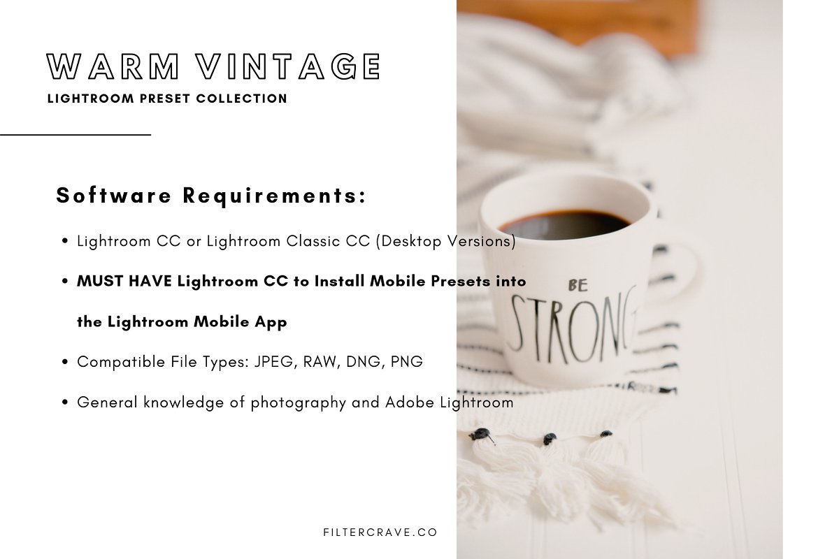 Warm Vintage Lightroom Presets IG 2373255