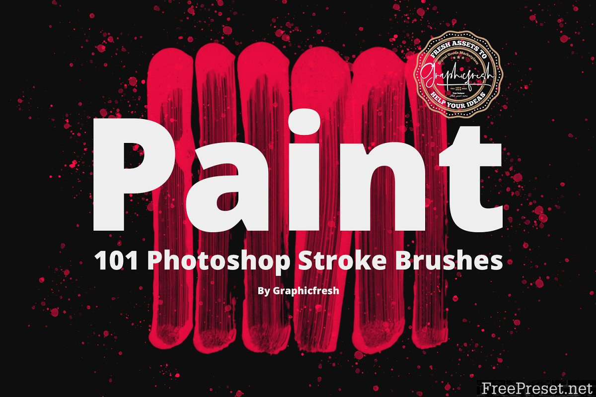 101 Photoshop Paint Stroke Brushes 3729410