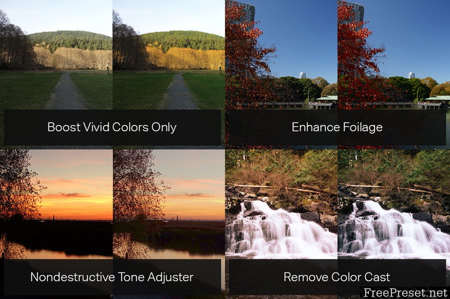 14 Landscape Retouching Actions E2FABH