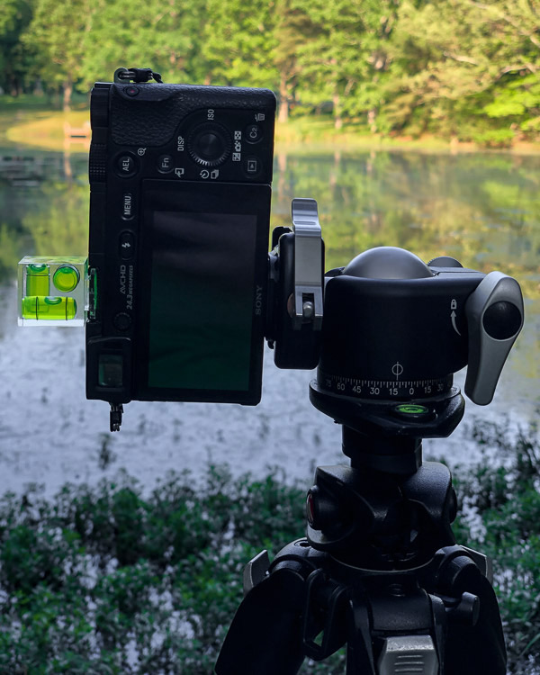 Panoramic Landscape Photography portrait mode vertically oriented