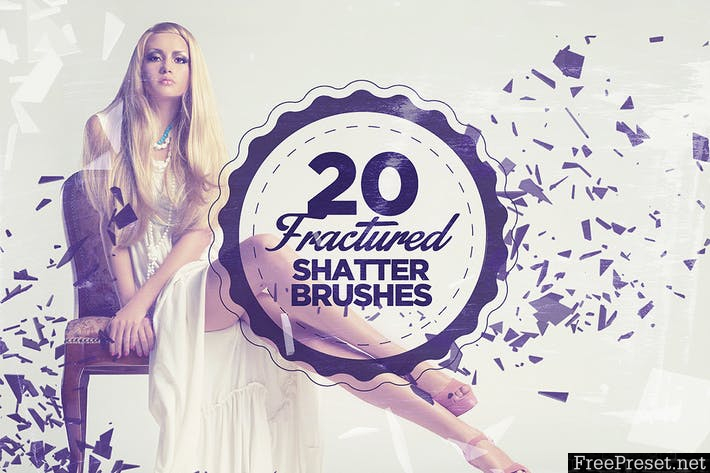 20 Fractured Shatter Brushes - ABR