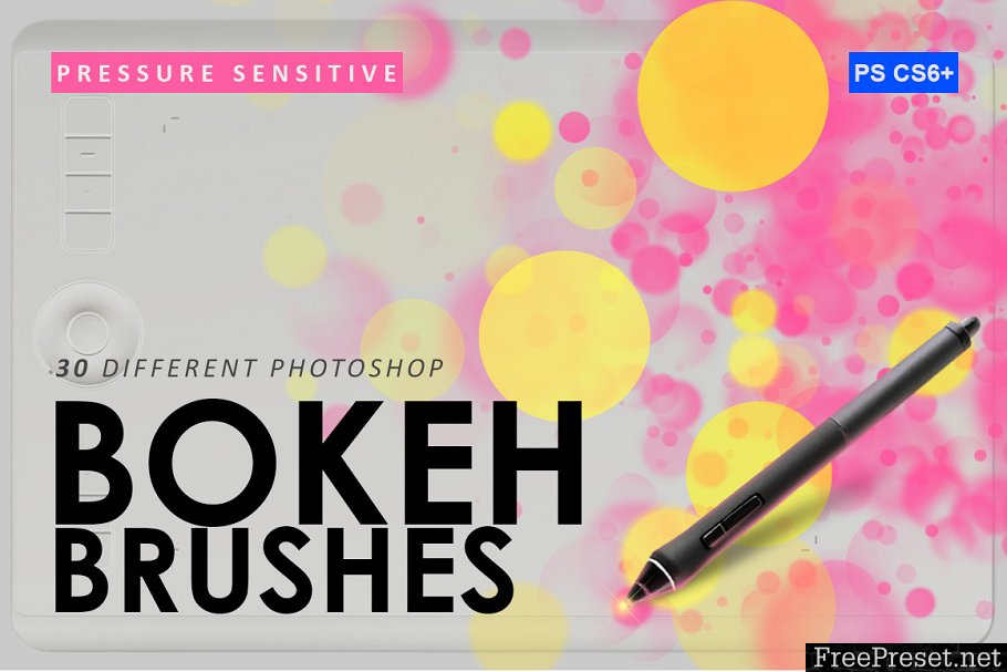 30 Bokeh Photoshop Brushes 3799814