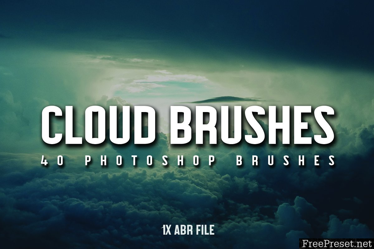 40 Cloud Brushes for Photoshop 3799716