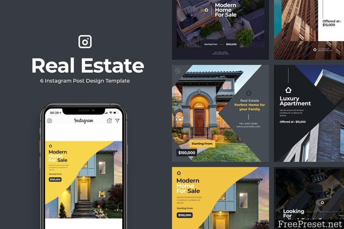 6 Real Estate Instagram Post Vol.1