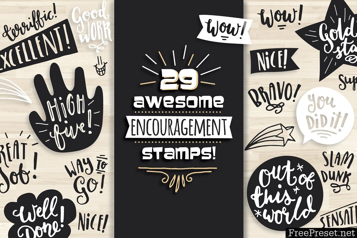 Awesome Encouragement Stamps! 1179311