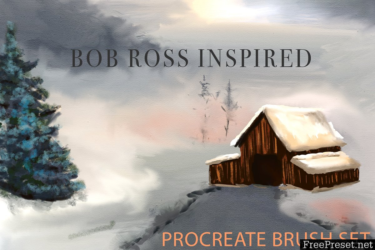 Bob Ross Inspired Procreate Brushes 3717628