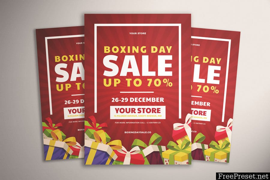 Boxing Day Sale Flyer Vol. 01 2L32BY