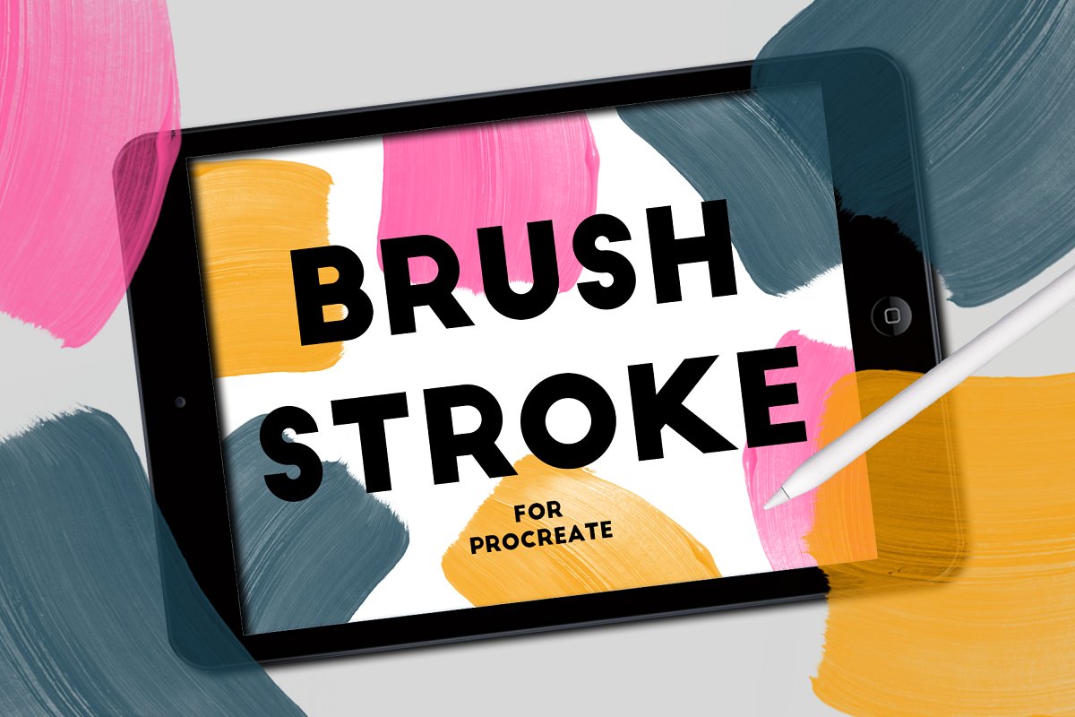 BRUSH STROKE STAMPS FOR PROCREATE 3510165