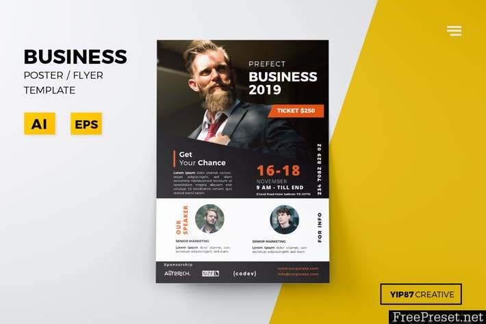 Business Flyer VNVKEZ - AI, EPS