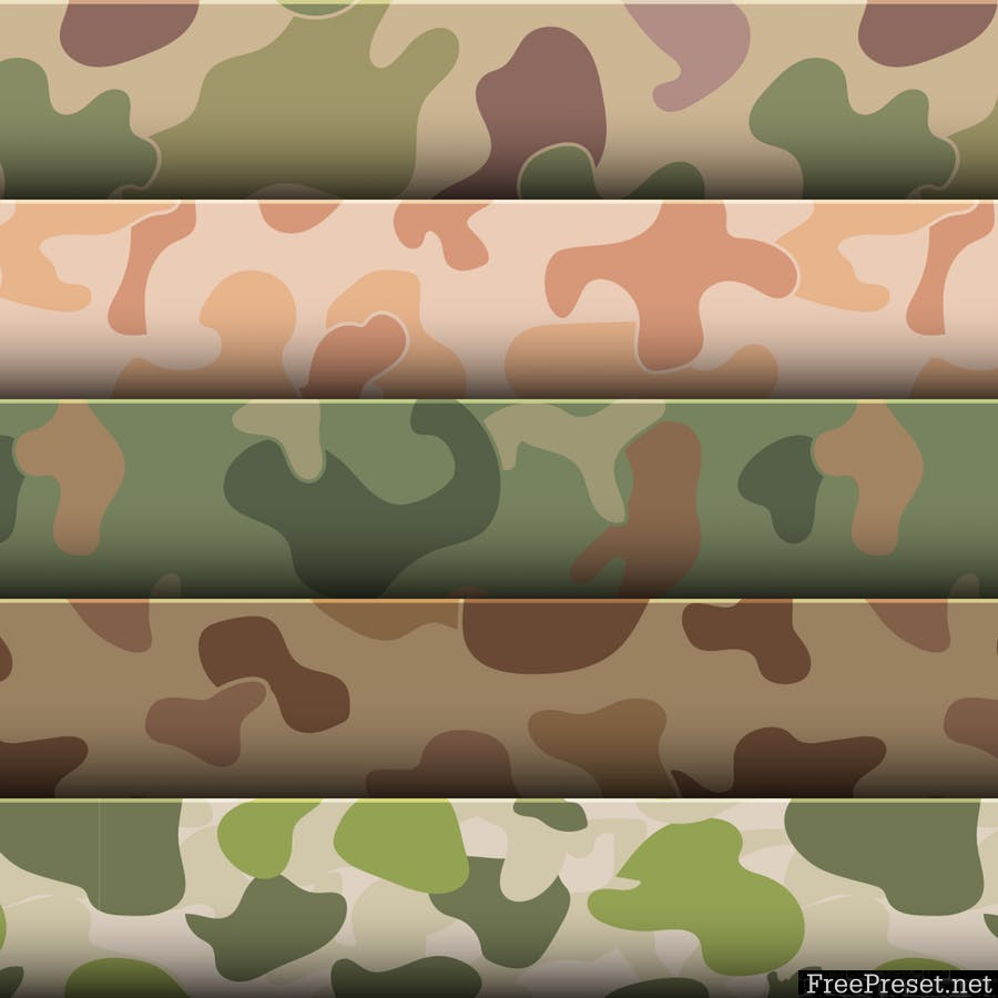 Camouflage Patterns Set