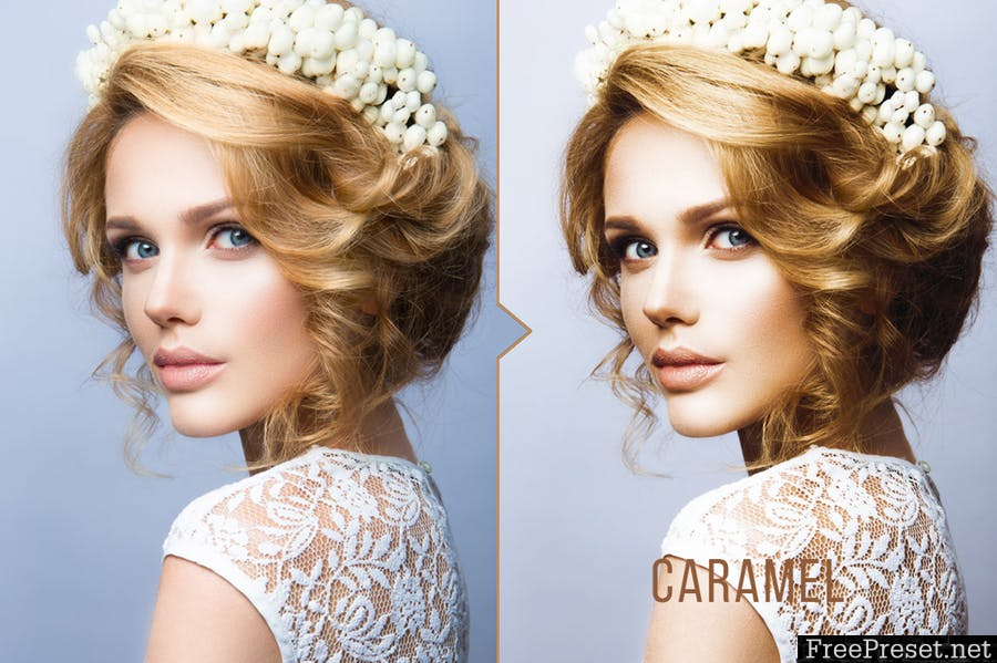 Caramel Wedding Photoshop Action B6TYSH