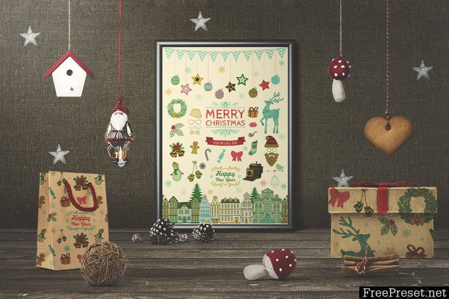 Christmas Graphic Bundle L52HYH - EPS, AI, PNG, JPG, PSD